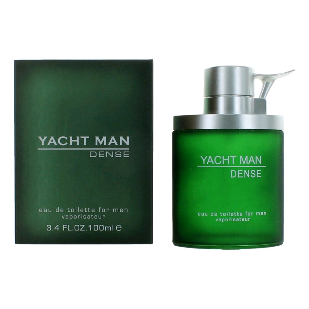 Bottle of Yacht Man Dense by Myrurgia, 3.4 oz Eau De Toilette Spray for Men
